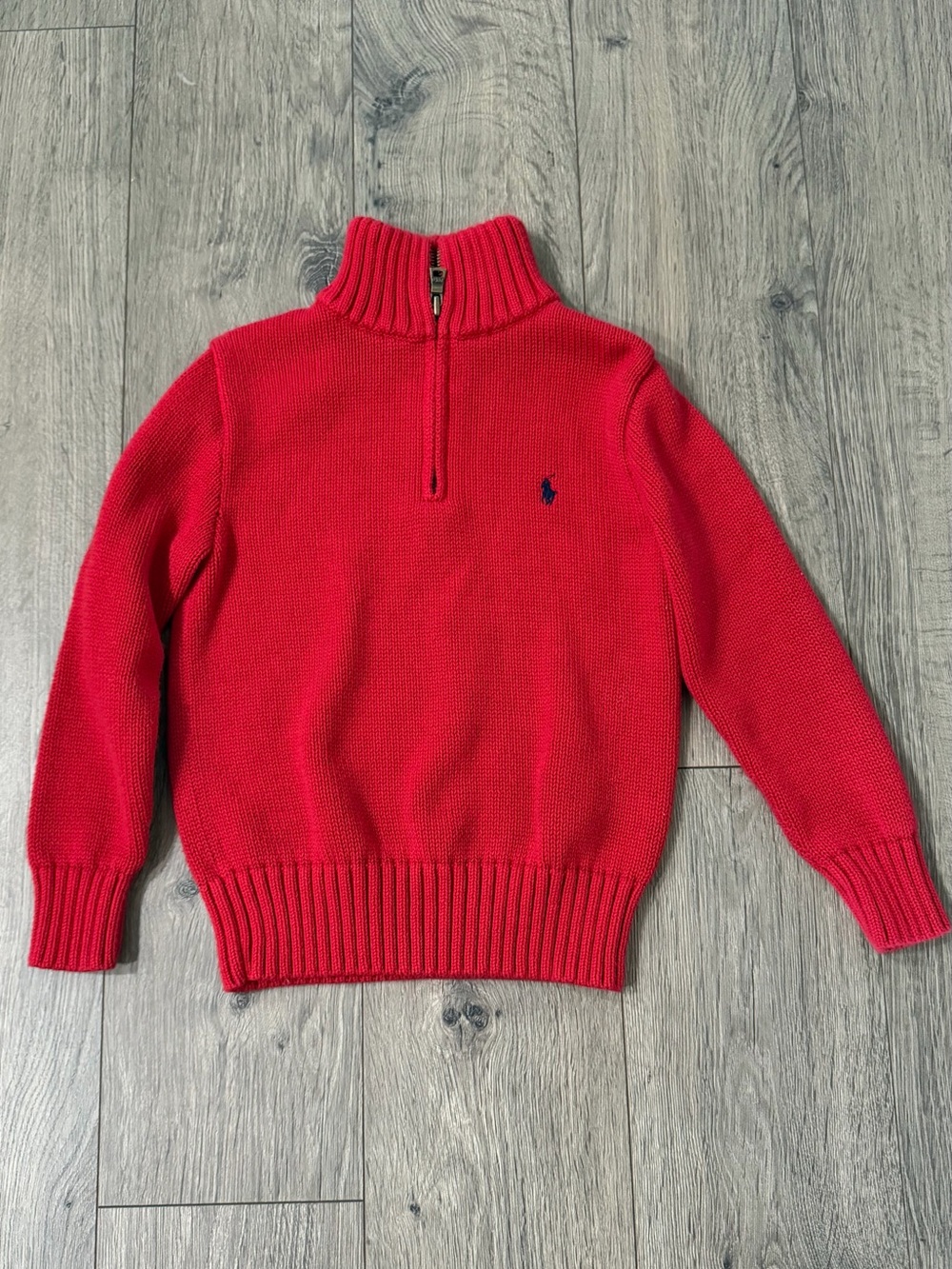 Polo by Ralph Lauren Red QuarterZip  Sweater
